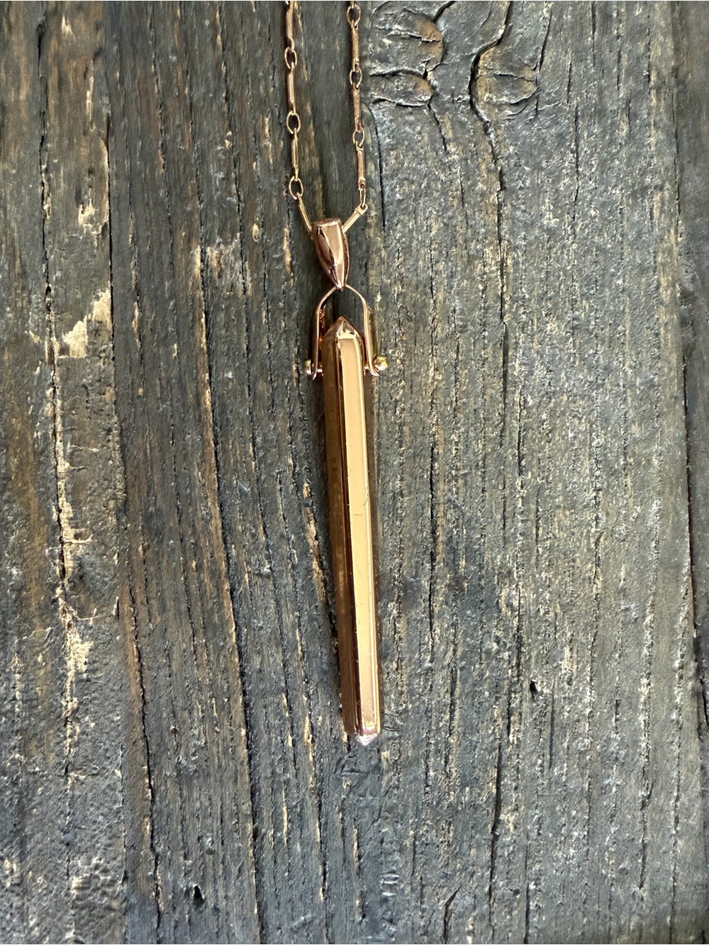 Rose gold Tone Crystal Pendant Necklace for Women